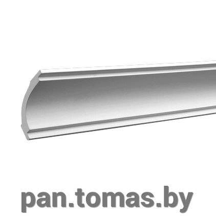Плинтус потолочный из композитного полиуретана Европласт 6.50.160 от компании Торговые линии - фото 1