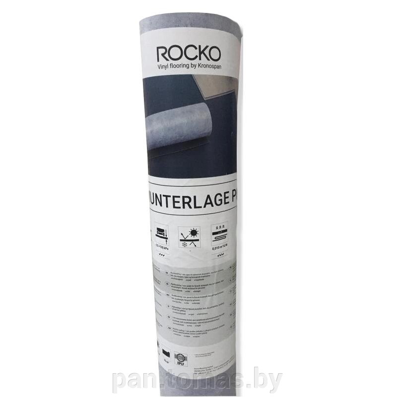 Подложка под виниловый пол из полиуретана Kronospan Rocko 1 мм, в рулоне от компании Торговые линии - фото 1