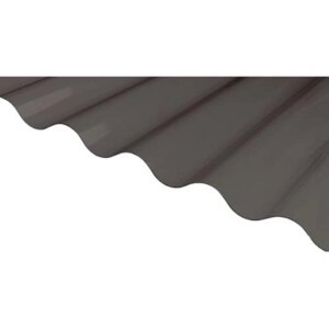 Поликарбонат профилированный Сэлмакс Групп Sinus Серый (тонированный) 2000*1050*0,8 мм (волна)