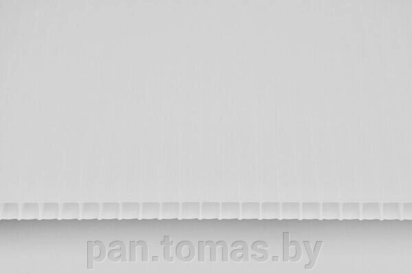 Поликарбонат сотовый Сэлмакс Групп Скарб-про Люкс белый (опал) 6000*2100*10 мм, 1,7 кг/м2 от компании Торговые линии - фото 1
