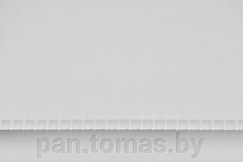Поликарбонат сотовый TitanPlast Опал 6000*2100*10 мм, 1,4 кг/м2 от компании Торговые линии - фото 1