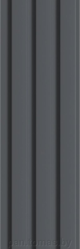 Реечная панель МДФ Stella Beats De Luxe Black Lead 2700*119*16 мм от компании Торговые линии - фото 1