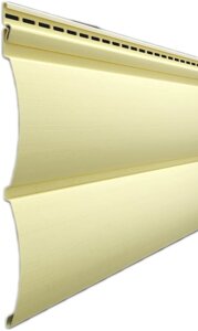 Сайдинг наружный виниловый Docke Premium D4.5T БлокХаус Лимон