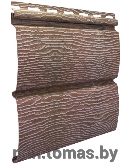 Сайдинг наружный виниловый Ю-пласт Timberblock Дуб натуральный от компании Торговые линии - фото 1