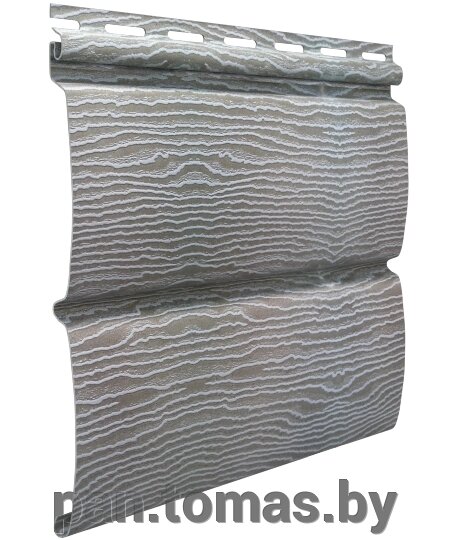 Сайдинг наружный виниловый Ю-пласт Timberblock Дуб серебристый от компании Торговые линии - фото 1