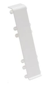 Соединитель для плинтуса ПВХ Cezar Hi-Line Prestige Белый матовый под покраску
