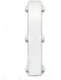 Соединитель для плинтуса ПВХ Ideal Деконика 001 Белый 55 мм