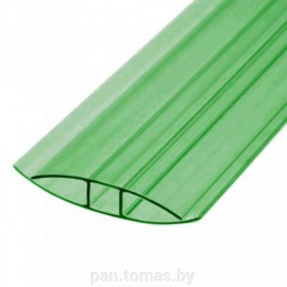 Соединительный профиль для поликарбоната Сэлмакс Групп неразъемный НP-10мм зеленый от компании Торговые линии - фото 1