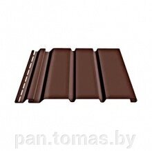 Софит виниловый Docke Premium Шоколад, без перфорации от компании Торговые линии - фото 1