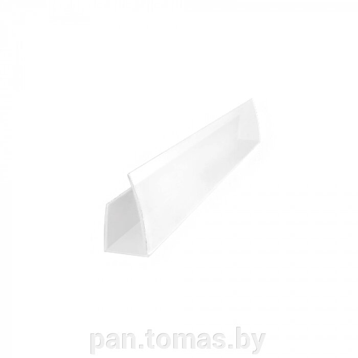 Торцевой профиль для поликарбоната Royalplast 10 мм Опал, 2100мм от компании Торговые линии - фото 1