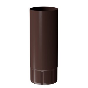 Труба водосточная Docke Stal Premium шоколад, 1м