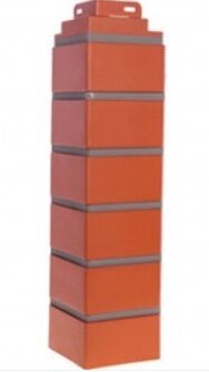 Угол наружный для фасадных панелей FineBer Дачный Кирпич клинкерный керамический (в цвет панелей) от компании Торговые линии - фото 1