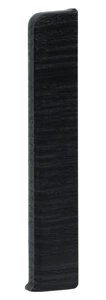 Заглушка для плинтуса ПВХ LinePlast LB018 Секвойя черная, 100мм (правая)