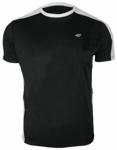 Мужская велосипедная футболка XL /4F, черный+белый, р-р XL/