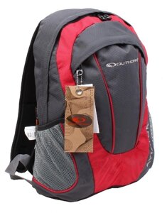 Школьный рюкзак AVIATOR /OUTHORN, 18L, серый и красный/