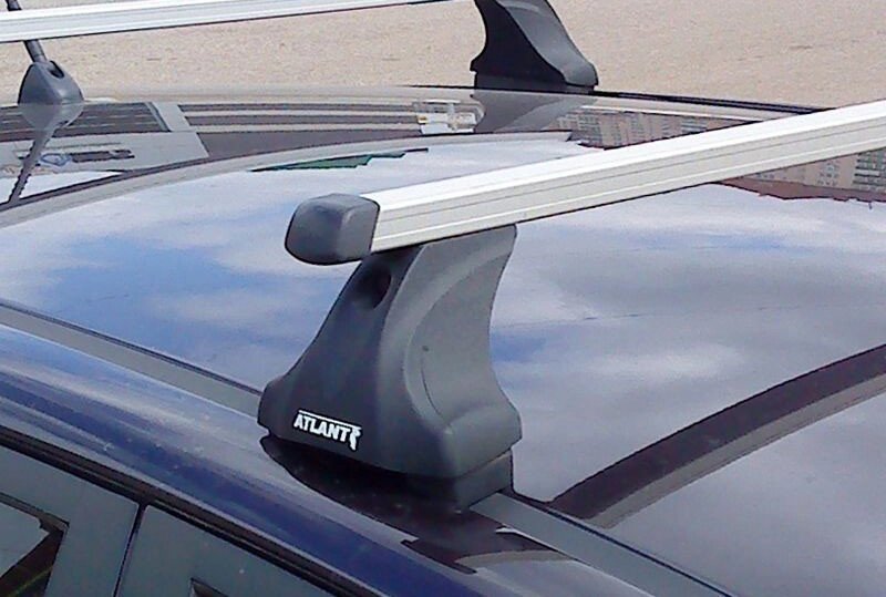 Багажник Атлант для Kia Picanto (5дв) хечбек с 2011г.- (прямоугольная дуга) от компании ООО «ПЛАРК ТРЭЙД» - фото 1