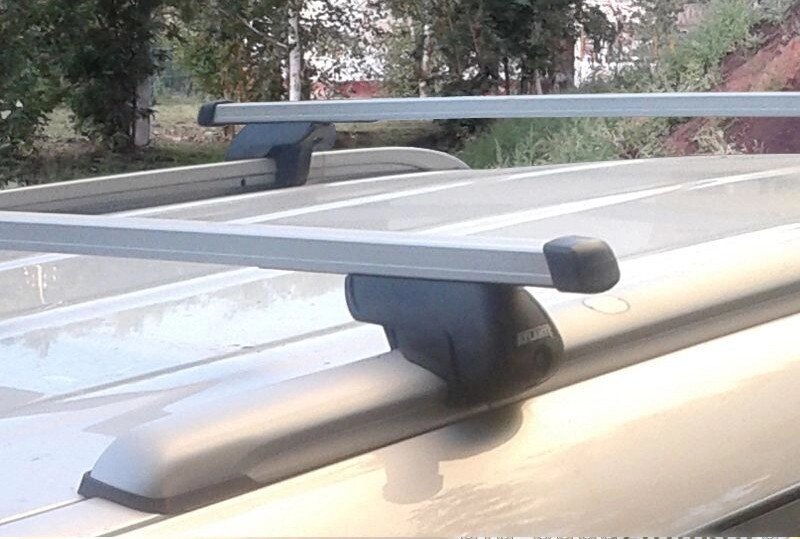 Багажник Атлант для Kia Soul 2, 2013-… (на интегрированные рейлинги)(прямоугольная дуга) от компании ООО «ПЛАРК ТРЭЙД» - фото 1