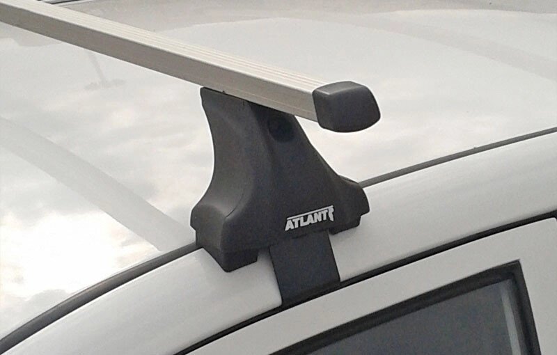 Багажник Атлант для Renault Fluence 2009-…, опора Е (прямоугольная дуга) от компании ООО «ПЛАРК ТРЭЙД» - фото 1