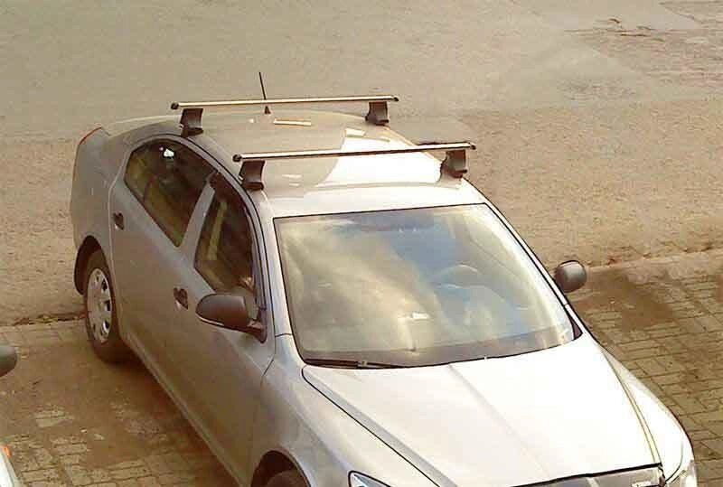 Багажник Атлант для Skoda Octavia А5, тип опоры В, 2004-2012 (прямоугольная дуга) от компании ООО «ПЛАРК ТРЭЙД» - фото 1