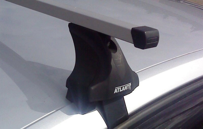 Багажник Атлант для Volkswagen Polo седан 2010-…, тип опоры Е (прямоугольная дуга) от компании ООО «ПЛАРК ТРЭЙД» - фото 1