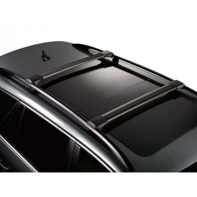 Багажник Can Otomotiv черный на рейлинги Audi A4  (8D,B5), универсал, 1996-2001 от компании ООО «ПЛАРК ТРЭЙД» - фото 1