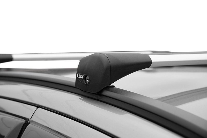 Багажник LUX BRIDGE для а/м Geely Atlas, серебристые от компании ООО «ПЛАРК ТРЭЙД» - фото 1