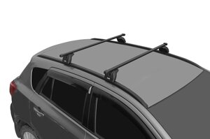 Багажник LUX для Haval H6 2014-на интегрированные рейлинги) (прямоугольая дуга)