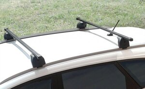 Багажник LUX для Kia Ceed, универсал, с 2012г. интегрированные рейлинги) (прямоугольая дуга)