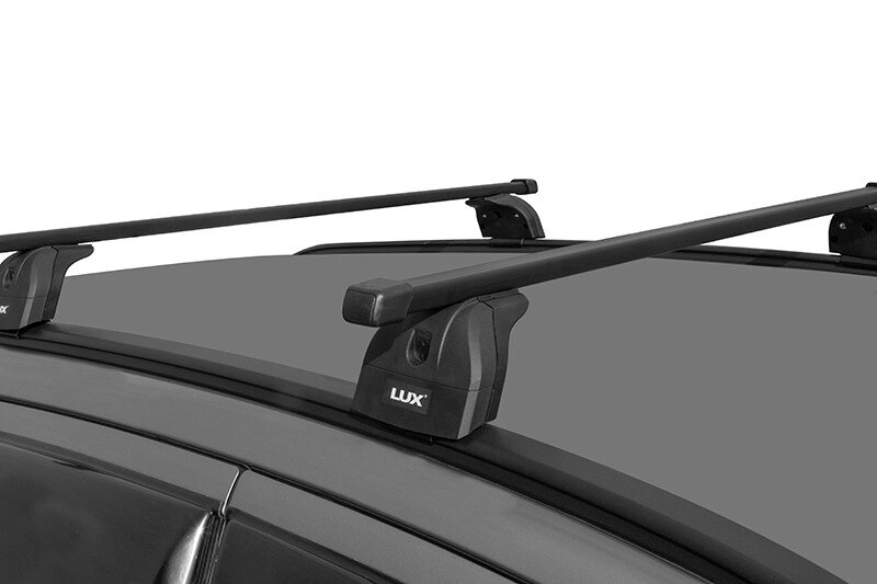 Багажник LUX для Kia Sorento 3, 2015-… (на интегрированные рейлинги). (прямоугольая дуга) от компании ООО «ПЛАРК ТРЭЙД» - фото 1