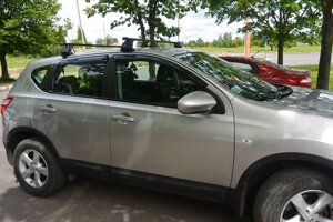 Багажник LUX для Nissan Qashqai 2014-прямоугольая дуга)