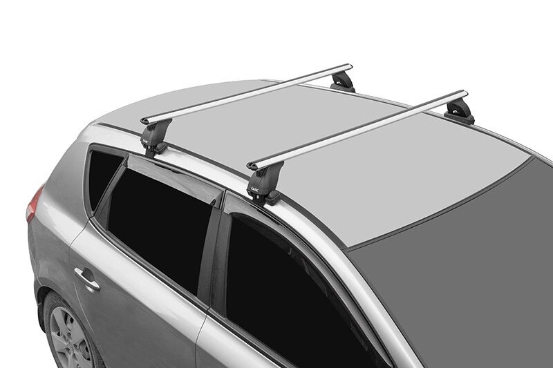 Багажник LUX для Skoda Rapid седан 2014-... (аэродинамическая дуга) от компании ООО «ПЛАРК ТРЭЙД» - фото 1