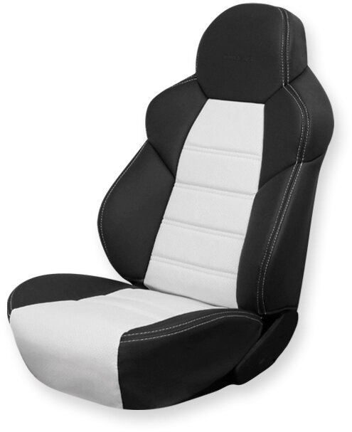 Чехлы на сидения Dinas Drive, универсальные, черно-белый от компании ООО «ПЛАРК ТРЭЙД» - фото 1