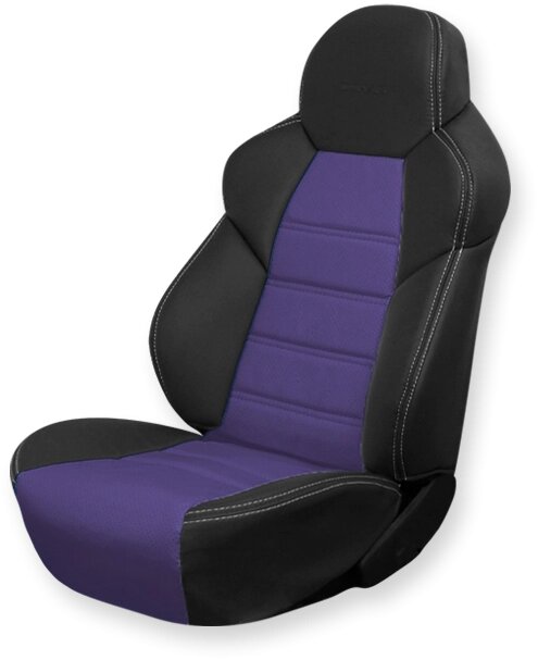 Чехлы на сидения Dinas Drive, универсальные, черно-фиолетовый от компании ООО «ПЛАРК ТРЭЙД» - фото 1