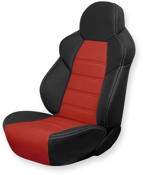 Чехлы на сидения Dinas Drive, универсальные, черно-красный от компании ООО «ПЛАРК ТРЭЙД» - фото 1