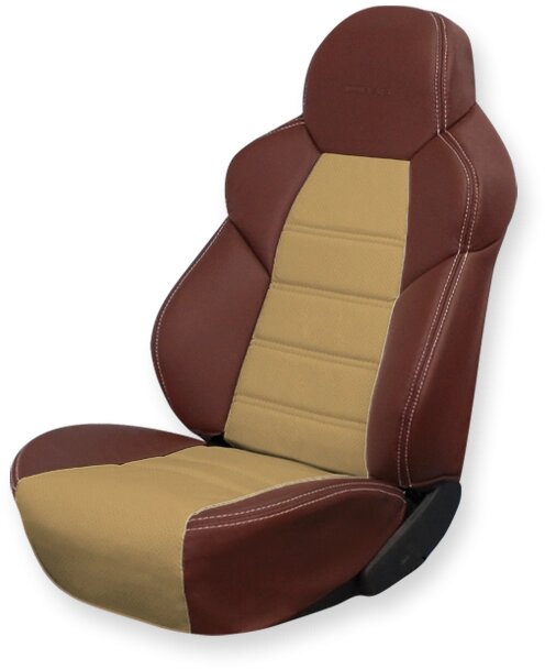 Чехлы на сидения Dinas Drive, универсальные, коричнево-бежевый от компании ООО «ПЛАРК ТРЭЙД» - фото 1