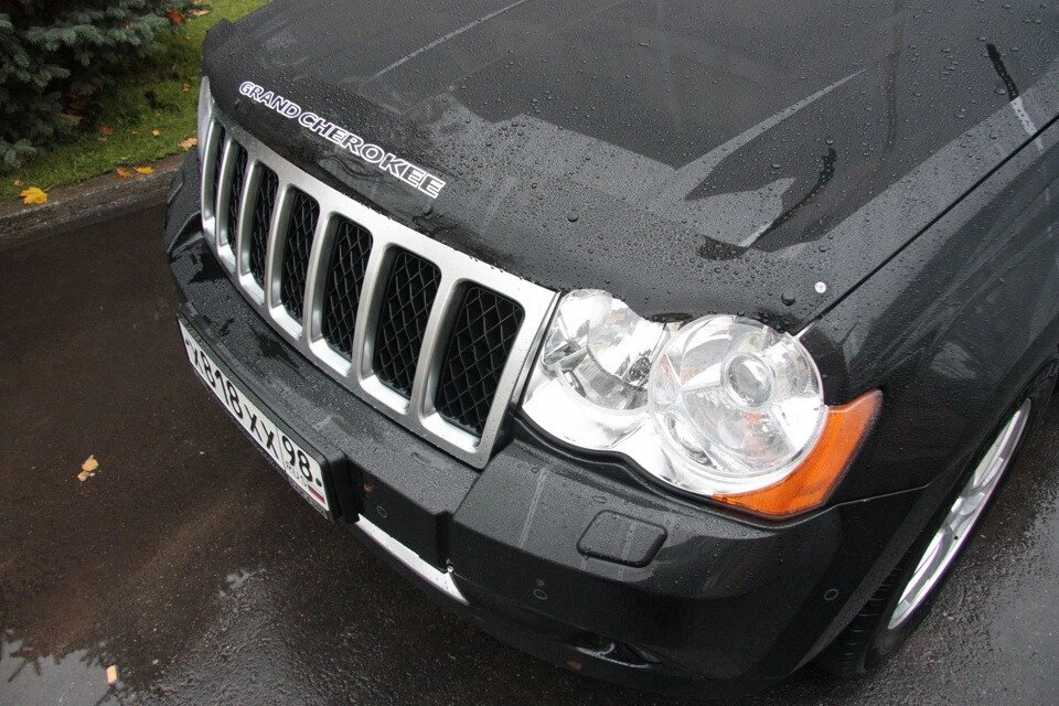 Дефлектор капота - мухобойка, Jeep Grand Cherokee 2005–2010, VIP TUNING от компании ООО «ПЛАРК ТРЭЙД» - фото 1
