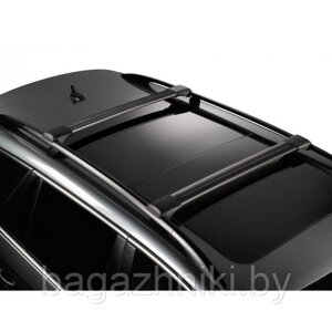 Багажник Can Otomotiv черный на рейлинги Nissan Terrano II (R20), внедорожник, 1992-2006