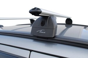 Багажник LUX для Haval H6 2014-… (на интегрированные рейлинги) (аэродинамическая дуга)