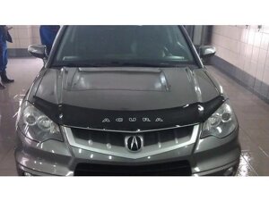 Дефлектор капота - мухобойка, Acura RDX 2006-2012, S-крепление, VIP TUNING