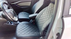 Авточехлы "Ромб" (спинка 40/60) Lada Vesta седан, (без зад. подлок.) 2015-