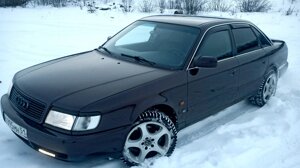 Дефлекторы окон Audi 100 Sd (C4) 1990-1994/ Audi A6 Sd (C4) 1990-1997 "ТТ" ШИРОКИЙ