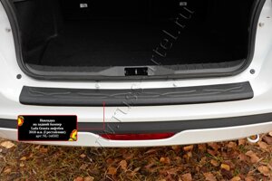 Накладка на задний бампер Lada (ВАЗ) Granta лифтбек 2018- (I рестайлинг)