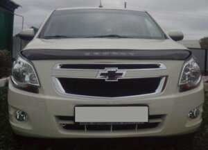 Дефлектор капота - мухобойка, Chevrolet Cobalt 2011-..., VIP TUNING