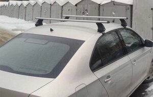 Багажник Атлант для Skoda Rapid седан 2014-... (аэродинамическая дуга)