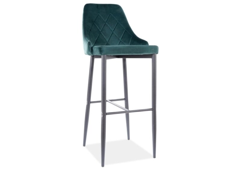 Барный стул Signal TRIX B H-1 (зеленый/черный) от компании Интернет-магазин MebelArt - фото 1