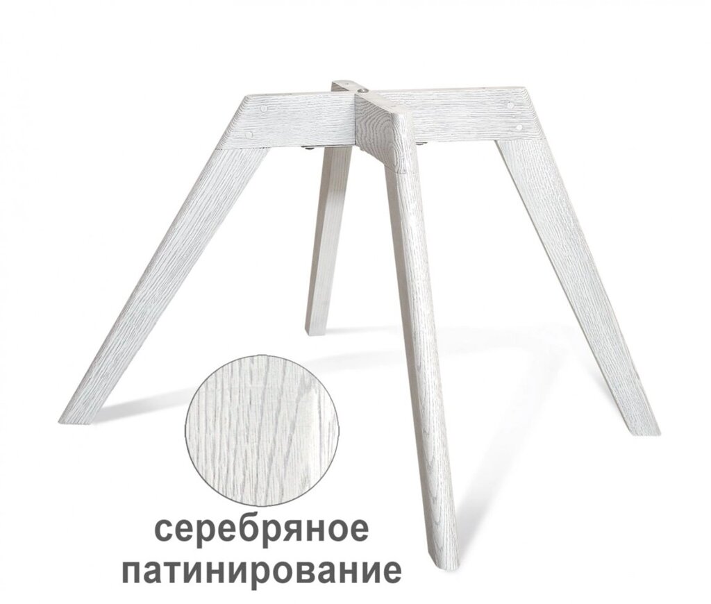 Каркас стула Sheffilton SHT-S39 (белый/патина серебро) от компании Интернет-магазин MebelArt - фото 1