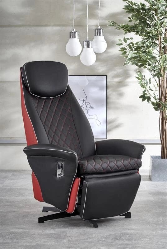 Кресло Halmar CAMARO (черный/красный) от компании Интернет-магазин MebelArt - фото 1