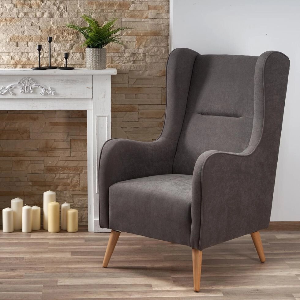 Кресло Halmar CHESTER (темно-серый) от компании Интернет-магазин MebelArt - фото 1