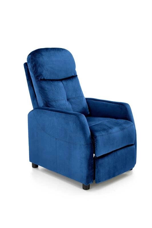 Кресло Halmar FELIPE 2 раскладное (темно-синий/венге) от компании Интернет-магазин MebelArt - фото 1