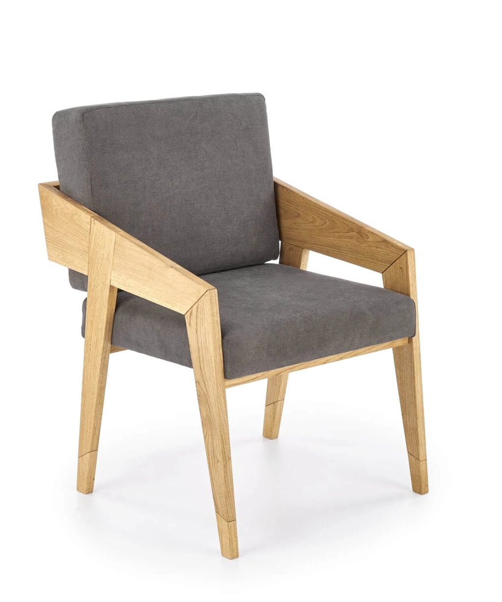 Кресло Halmar FREEDOM (дуб натуральный/серый) от компании Интернет-магазин MebelArt - фото 1